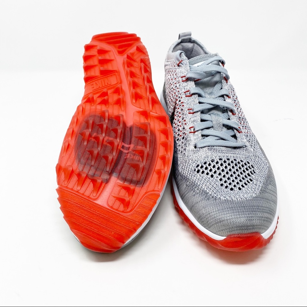 🆕Nike Grey Flyknit Racer G Zoom Golf Shoes